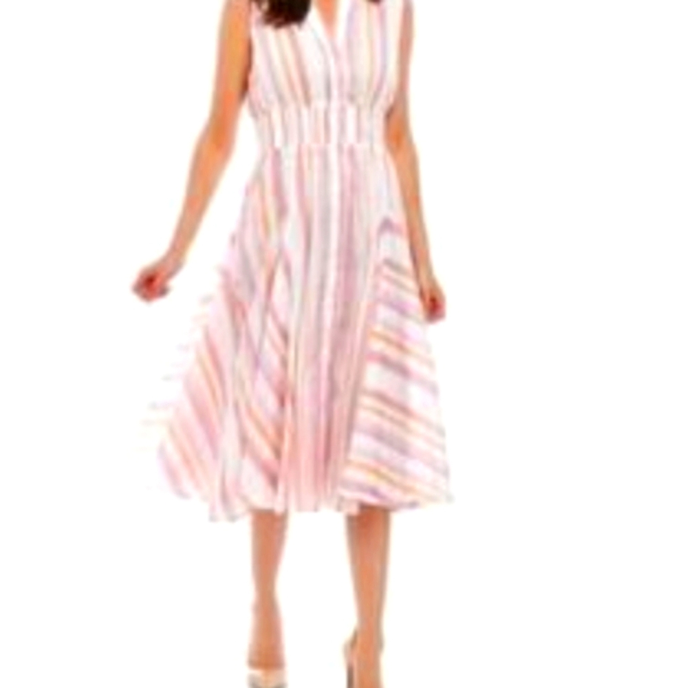 Philosophy Candy Stripe Smock Waist Dress